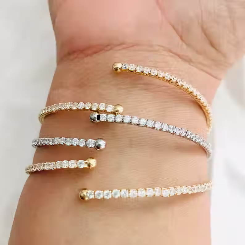 Diamond Bangle Bracelet