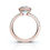 Thumbnail: Rose Gold Solitaire Lab Grown Diamond Engagement Ring