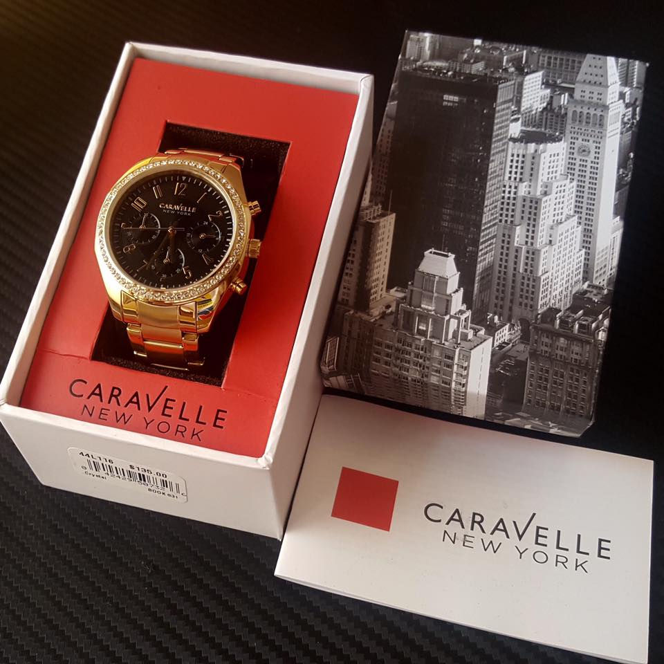 Miniatura: Reloj de Dama Bulova Caravelle con incrustaciones Swarovski
