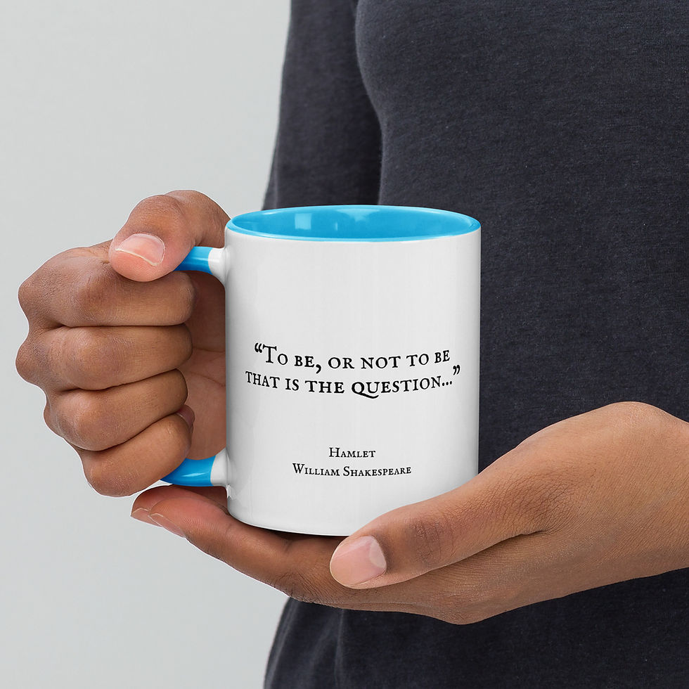 Thumbnail: Hamlet, To be or not to be - Mug