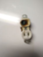 a severely burned outlet that required outlet repair service