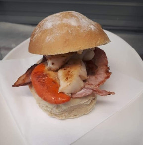 Scallop & Bacon Roll