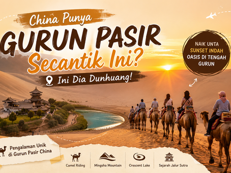 China Punya Gurun Pasir Secantik Ini? Ini Dia Dunhuang!