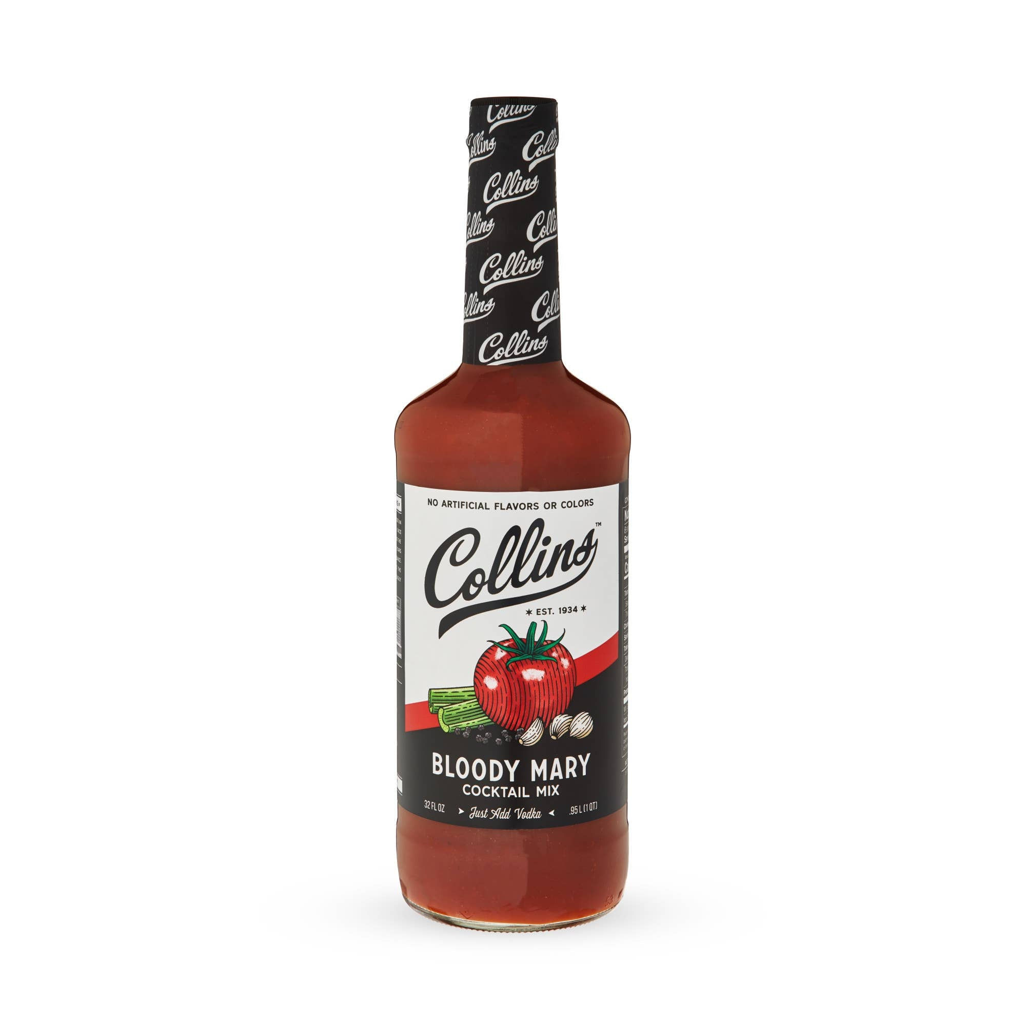 Collins - Real Sugar Classic Bloody Mary Cocktail Mix - 32 oz