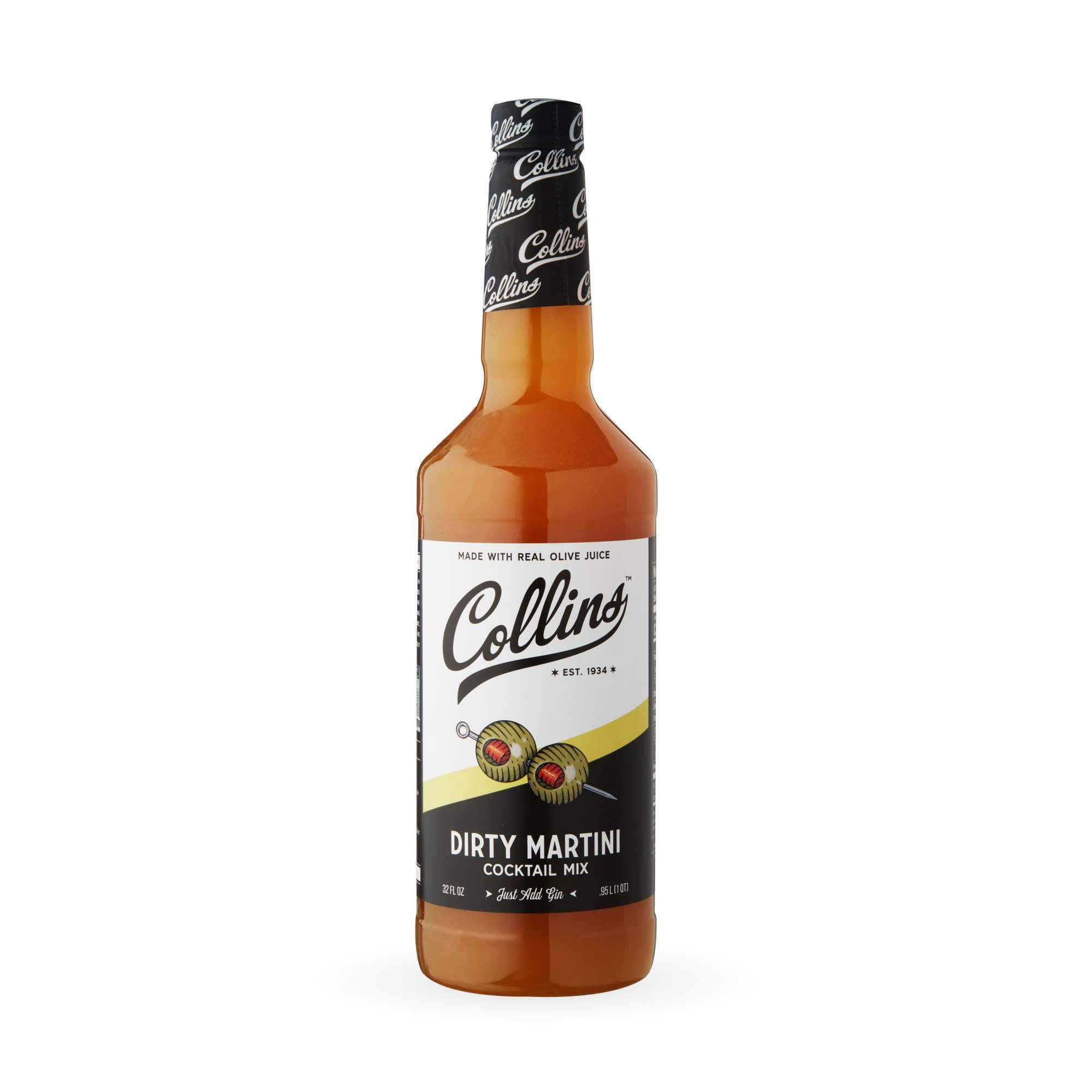 Real Olive Brine Dirty Martini Cocktail Mix - 32 oz