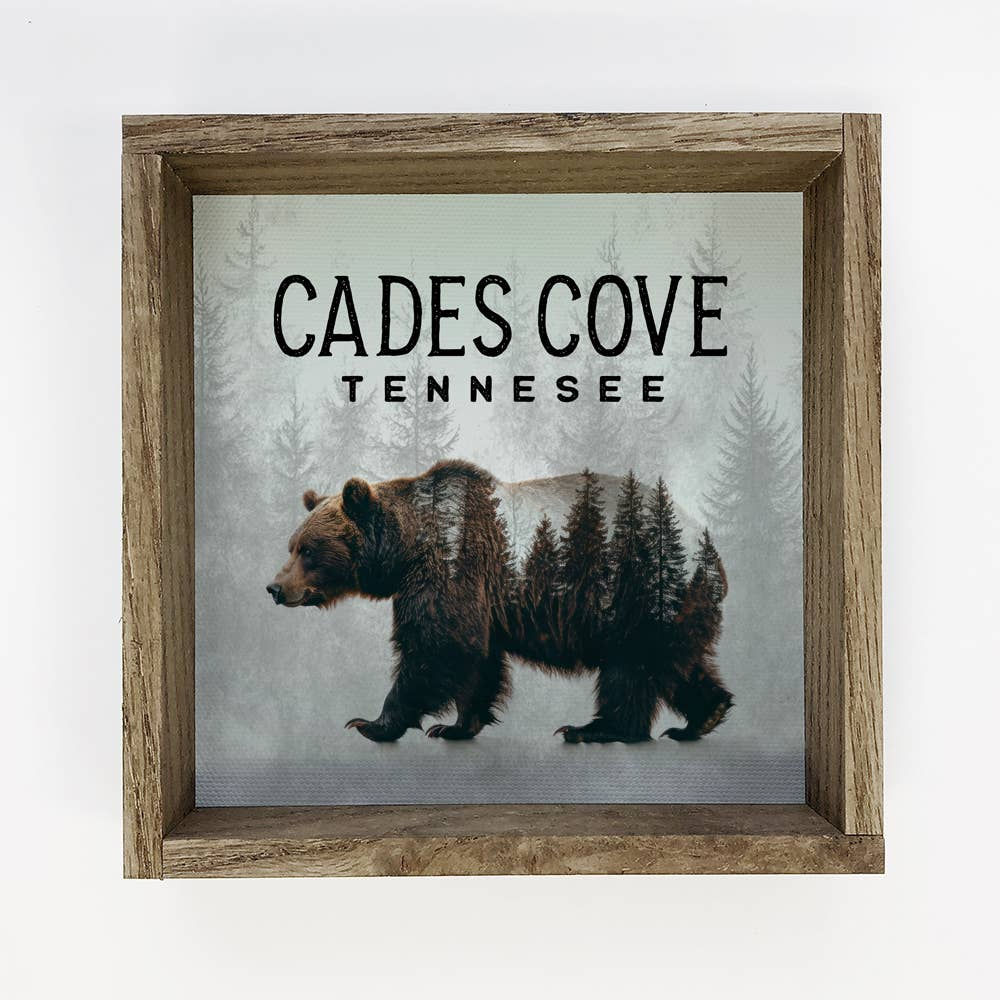 Bear Pine Trees DCL Sign
