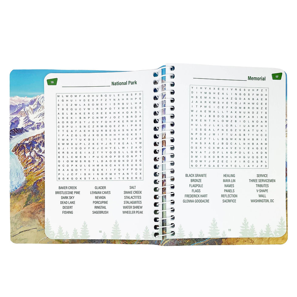 Thumbnail: National Parks Word Search