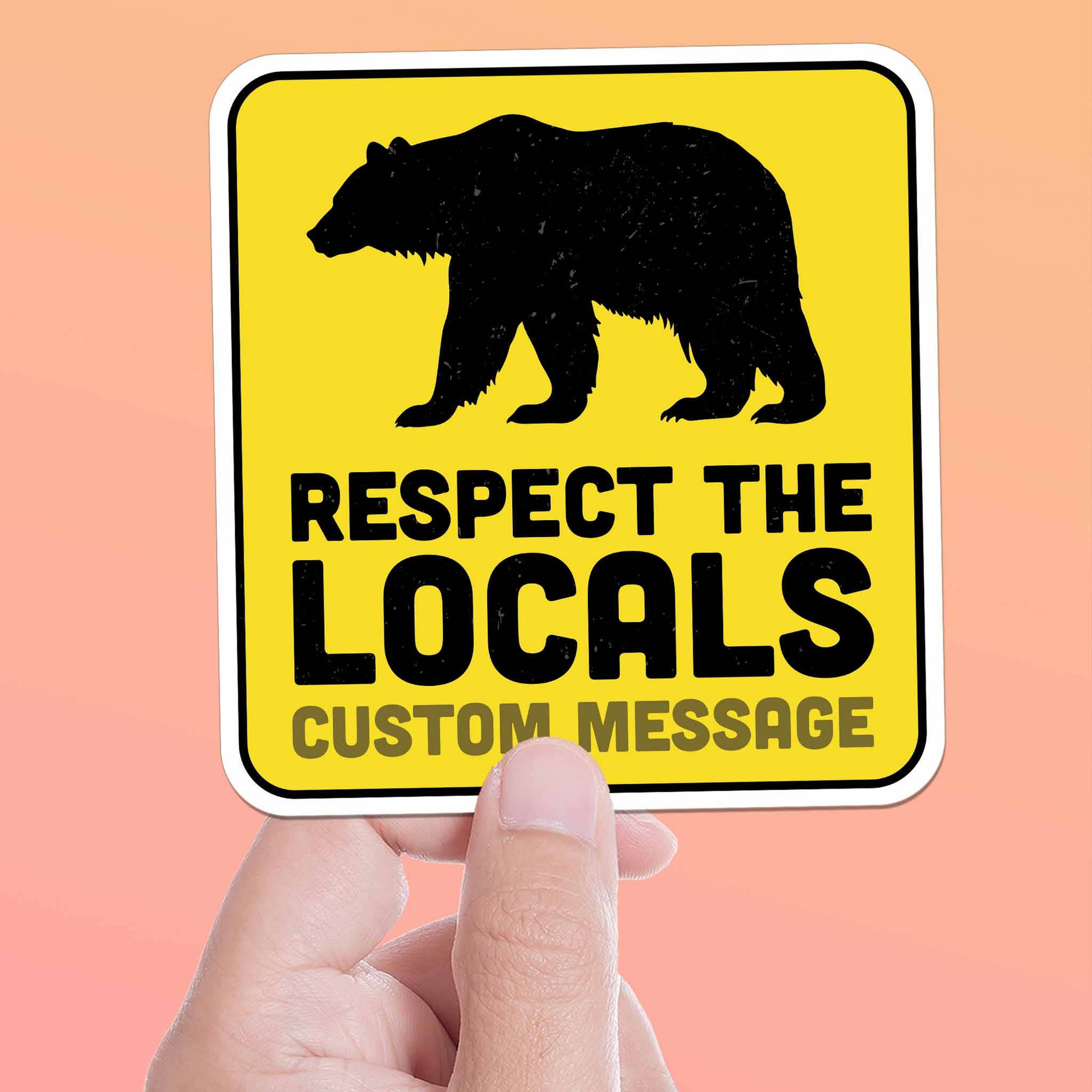 DCL Respect the Locals Sticker