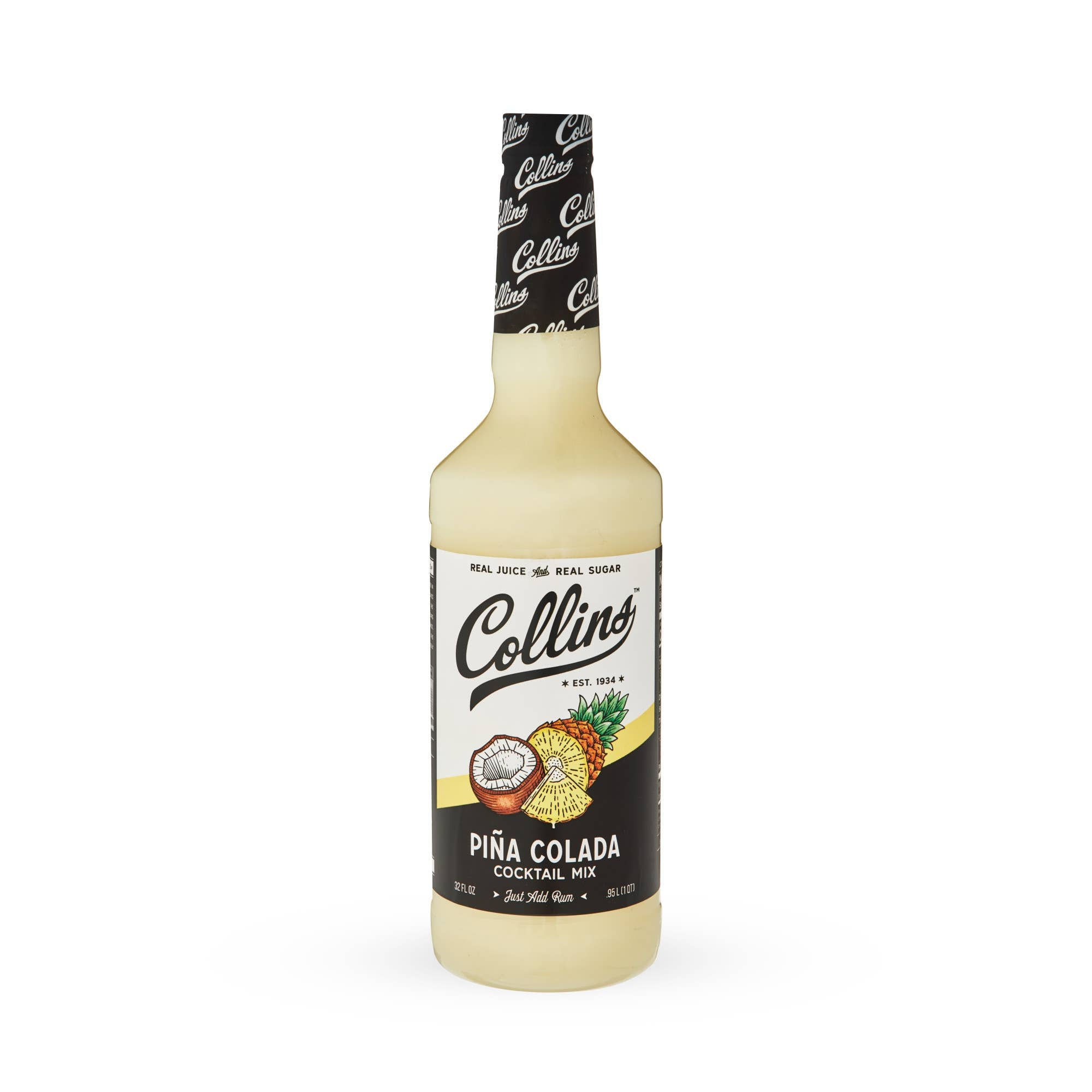 Real Sugar Pina Colada Cocktail Mix - 32 oz