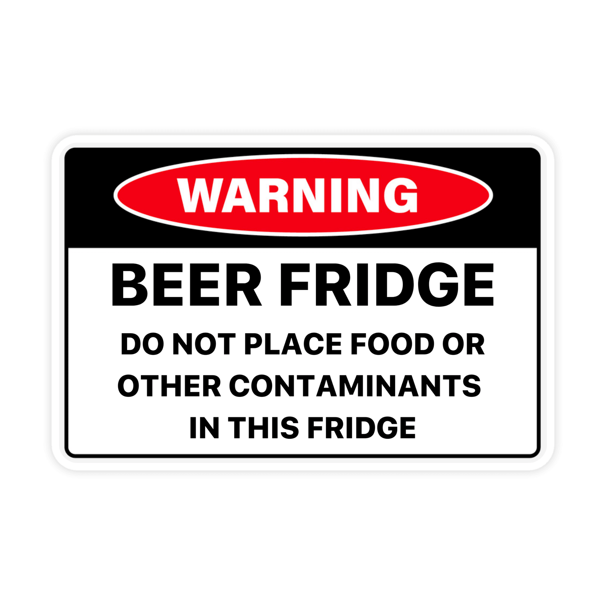 Beer Fridge Sticker
