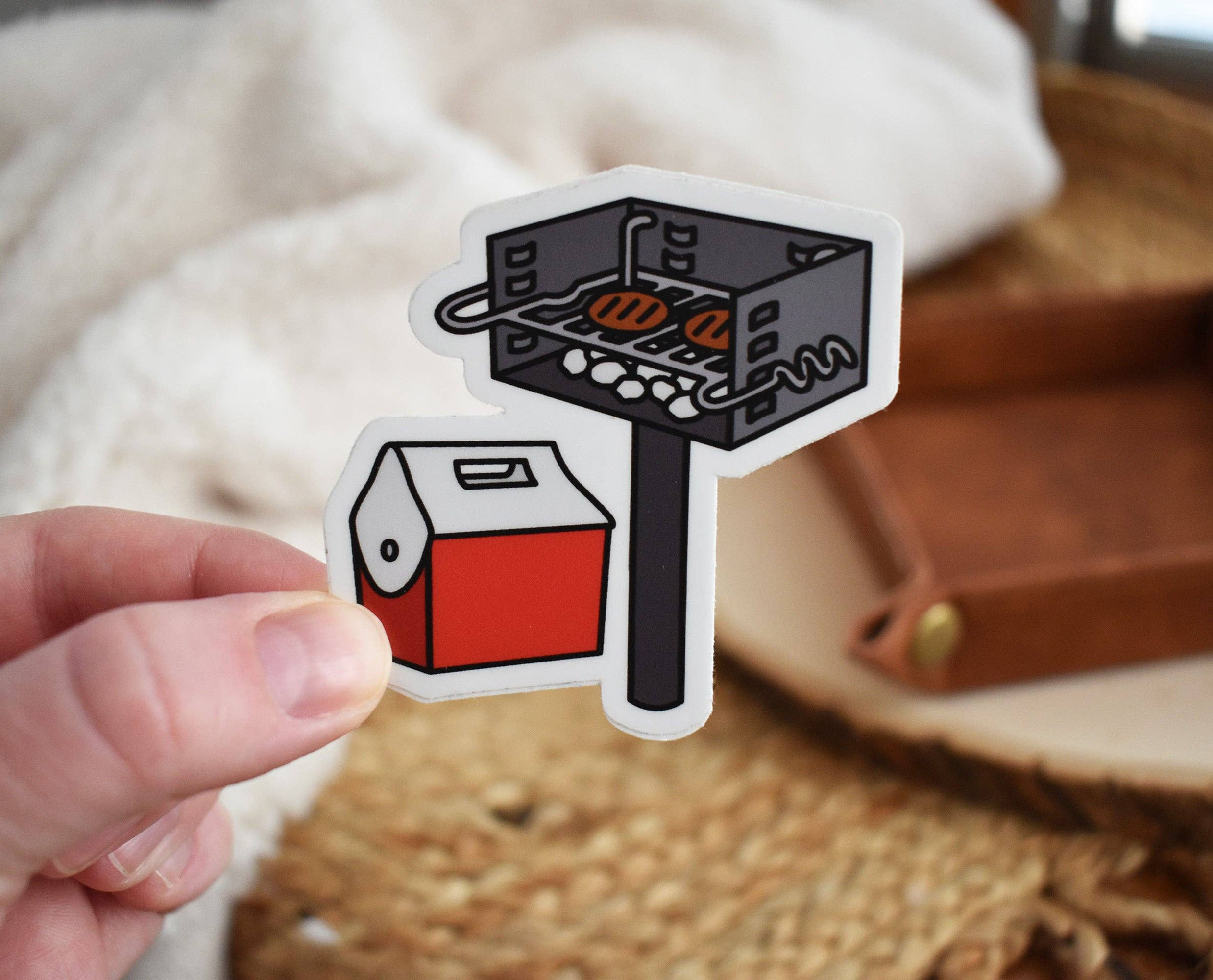 Wild North Co - Grillin' and Chillin' Park Sticker