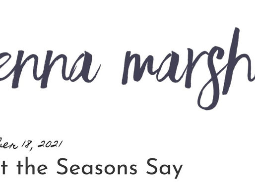 What the seasons say