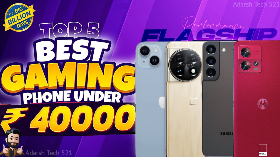 Best Gaming Phone Under 40000 ⚡️ || Best Camera Phone Under 40000