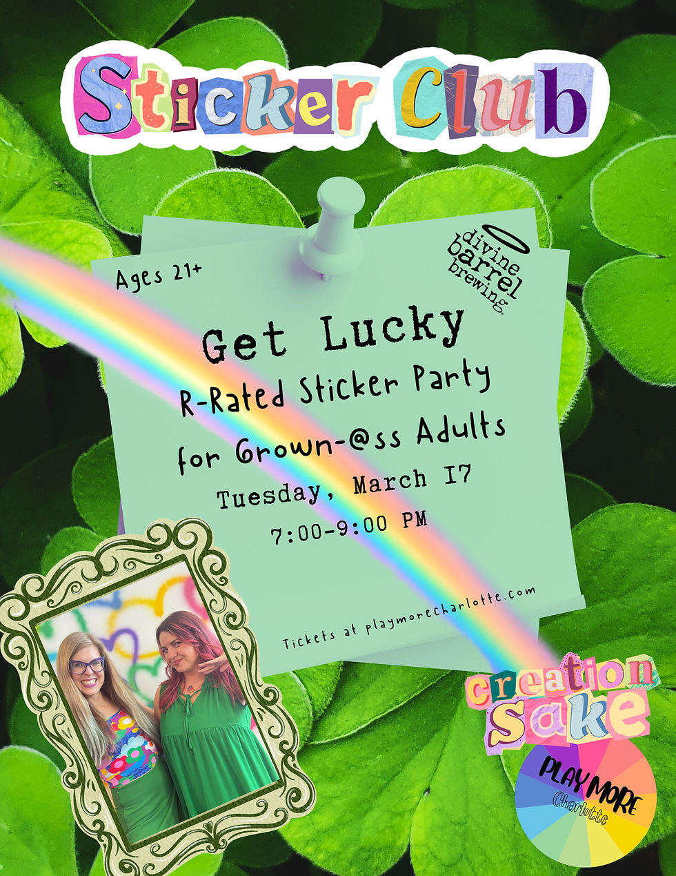 Sticker Club for Grown-Ass Adults: Get Lucky!