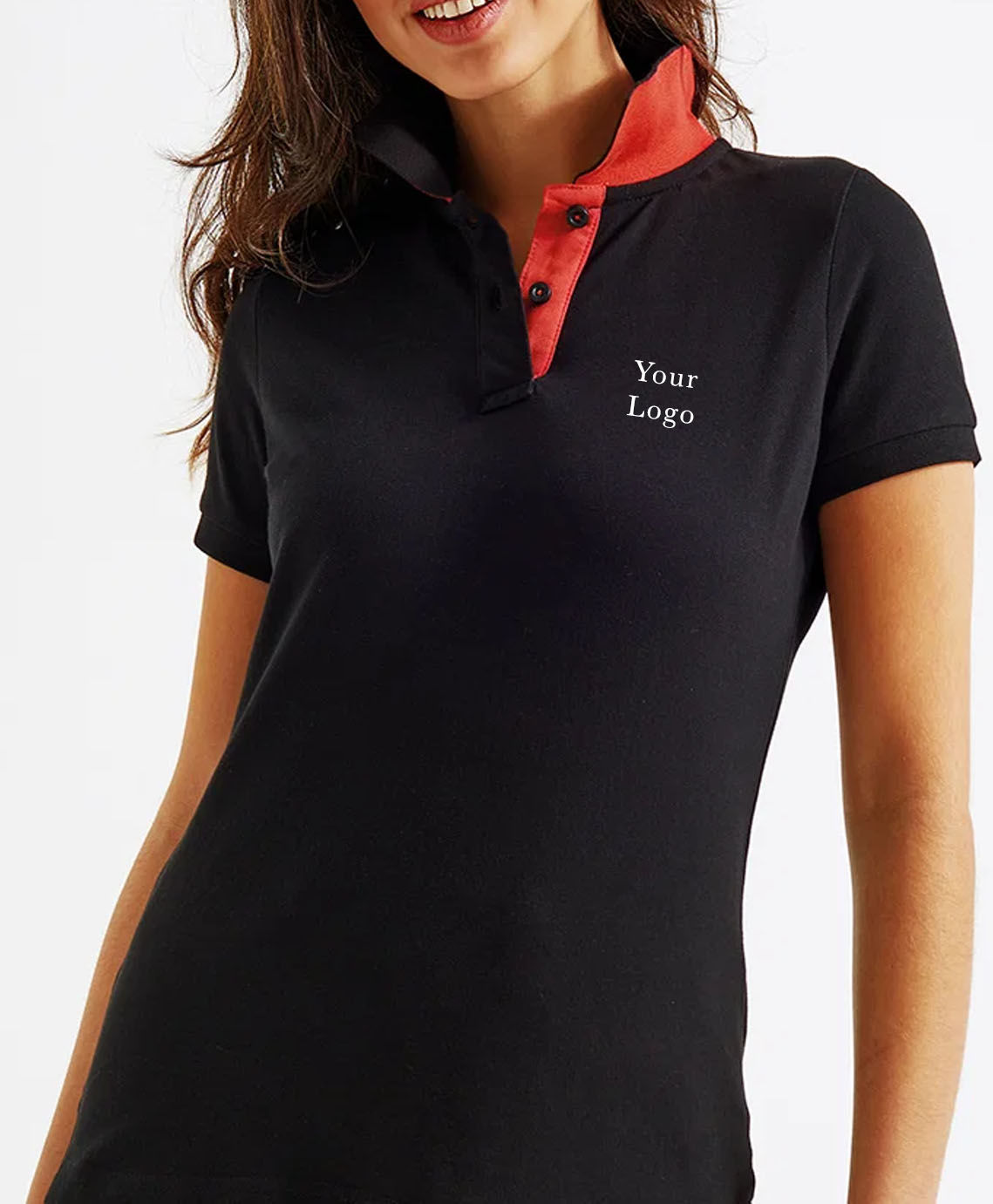 POLO SHIRT - Embroidered (woman's) 2 colour