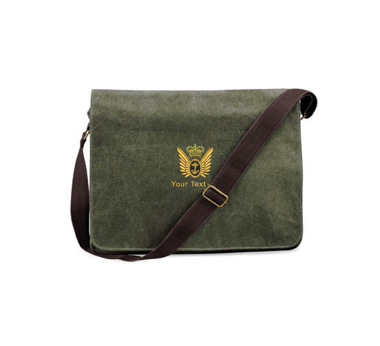 Canvas shoulder bag -Aircrew