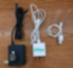 After - Decluttered, organized cords and chargers contained with cord organizers