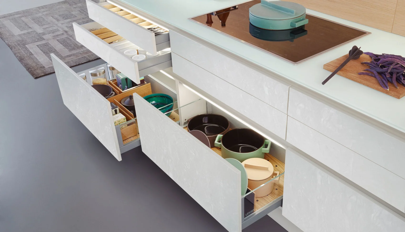 Modèle Classic FS-C Topos de Leicht : cuisine haut de gamme alliant tradition et modernité