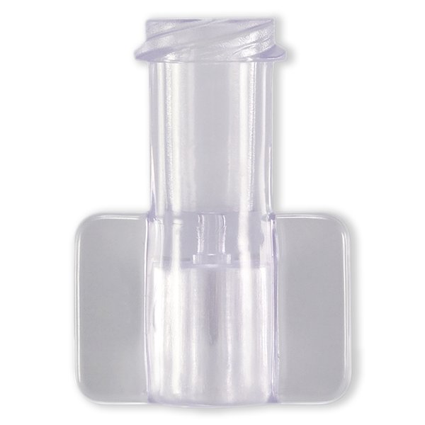 LUER LOCK FEMELLE A AILETTES POUR TUBE CH04.5 (1.5mm) - PVC TRANSP.