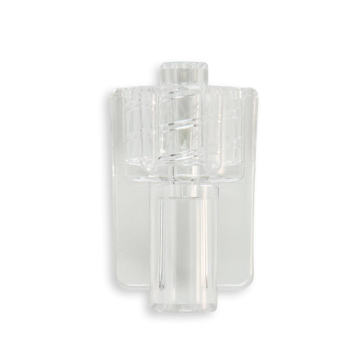 LUER LOCK MALE A AILETES POUR TUBE ØE 3.4mm - PC TRANSP.