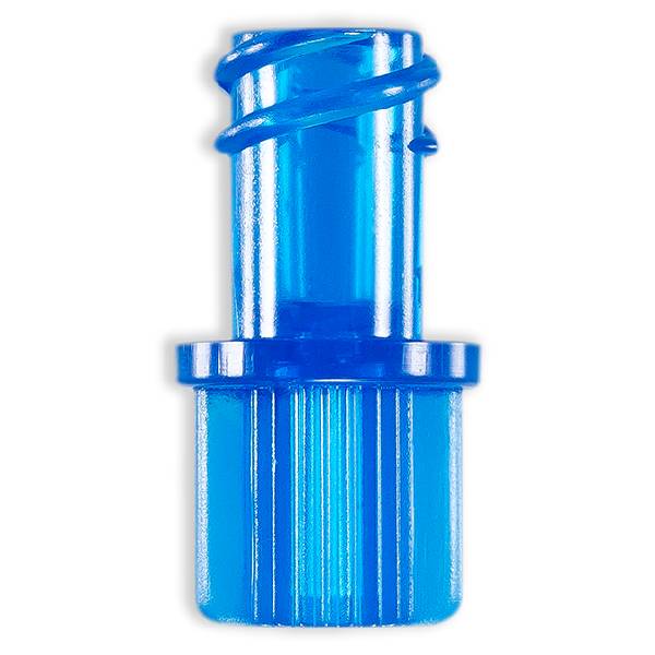 LUER LOCK FEMELLE POUR TUBE ØE 5.5mm - PVC BLEU