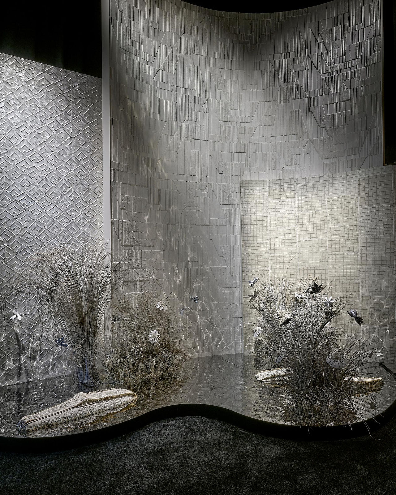 Papier peint texturé 3D Arte - collection wall covering disponible à Nice chez Atelier Marceau