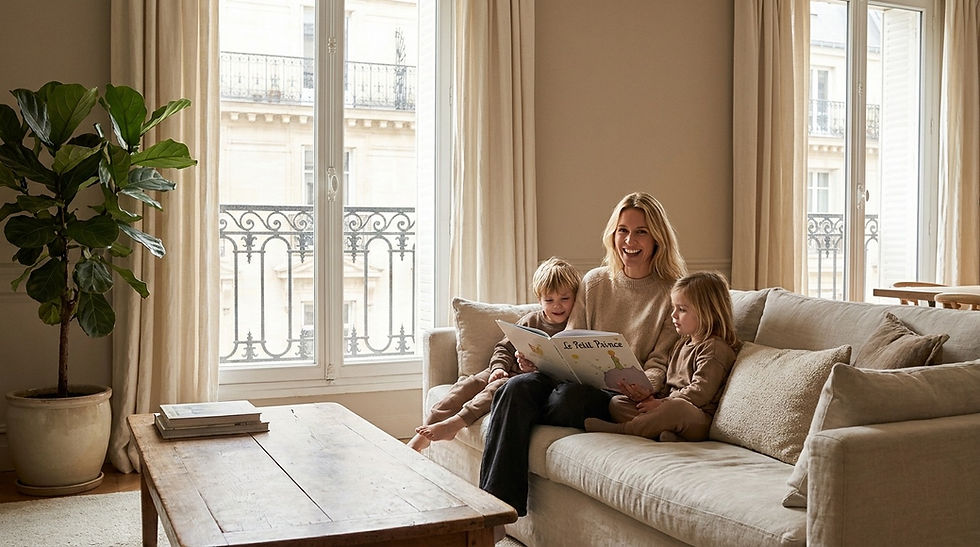 Bilingual nanny with two children in a premium Parisian apartment, Magic Nannies