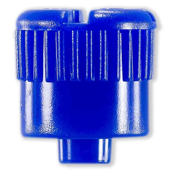 BOUCHON ETANCHE LUER LOCK MALE - PP BLEU