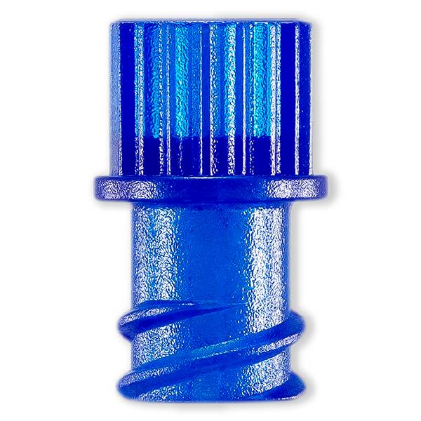 BOUCHON NON ETANCHE LUER LOCK FEMELLE - ABS BLEU
