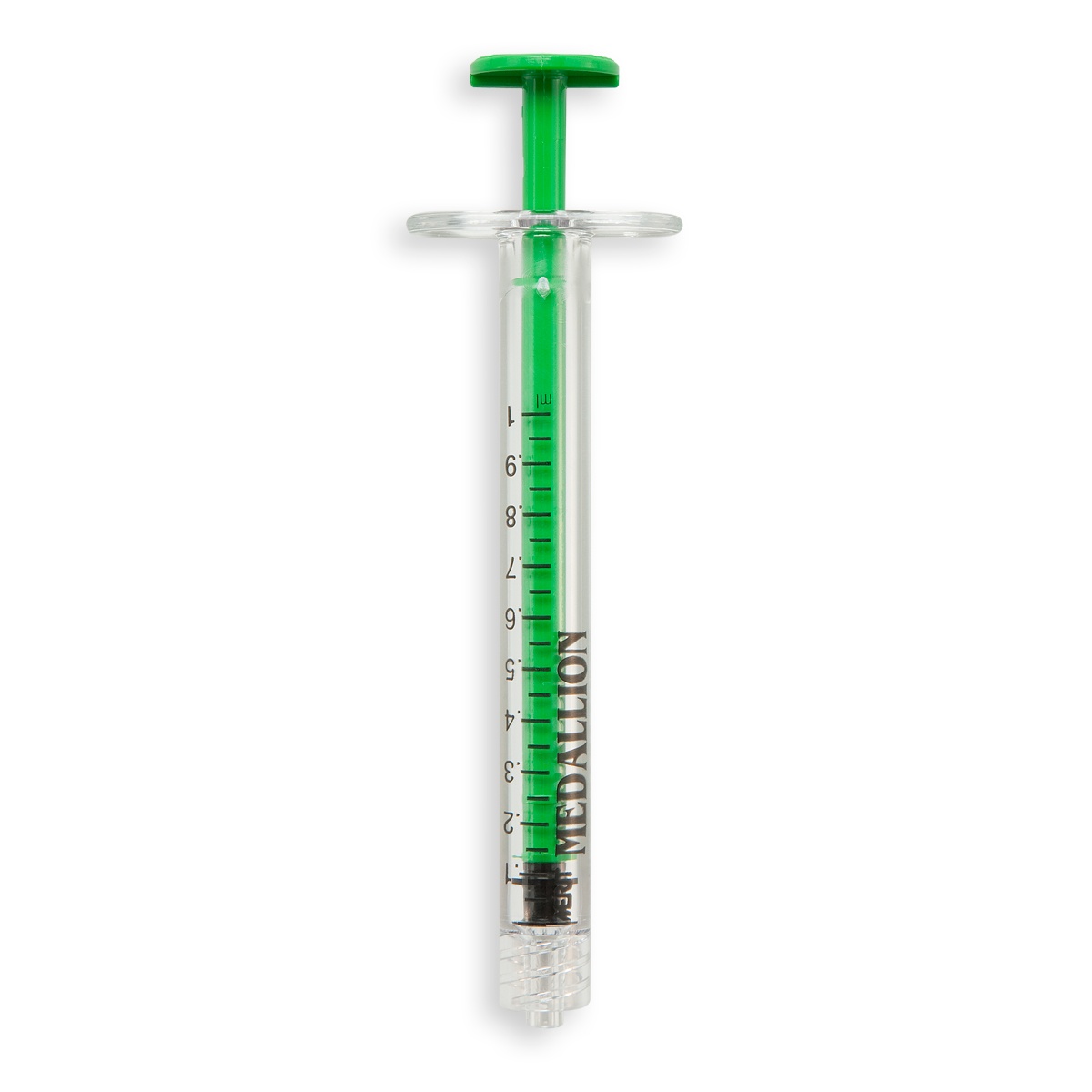 SERINGUE 1 mL TYPE MEDALLION - LLM - PC ABS SI VERT
