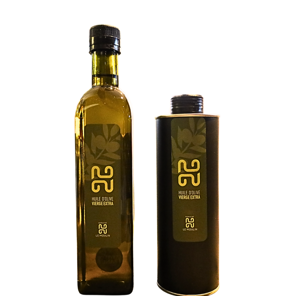 Huile d’olive française 50cl conditionnée à Grasse