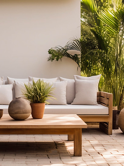 Comfortable living room of a vacation rental apartment in Cannes or Antibes – Bonnaud Estates