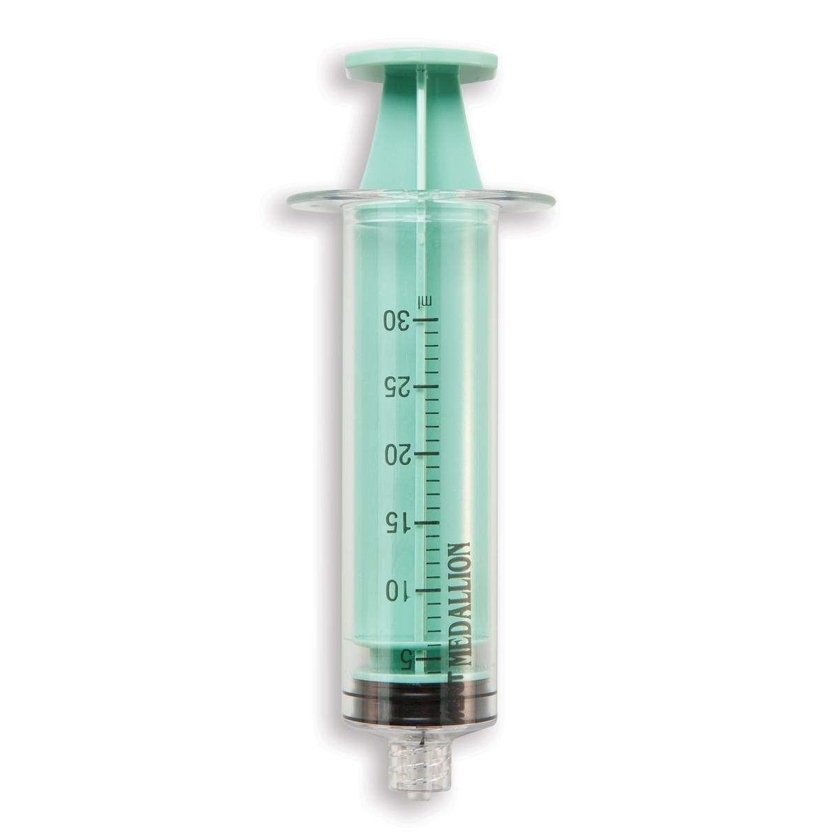 SERINGUE 30 mL TYPE MEDALLION - LLM - PC ABS SI VERT