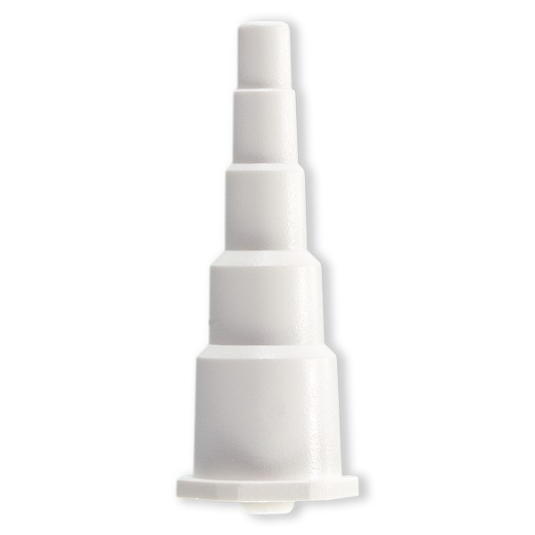 RACCORD ETAGE POUR TUBE ØI 4-11mm / LLM - ABS BLANC