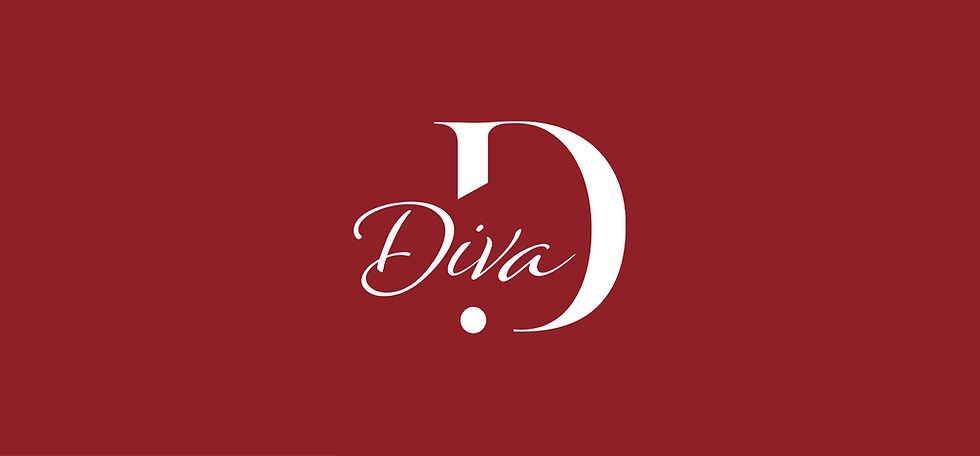 Projet visuel global pour Diva Restaurant : logo, charte graphique et fresques murales