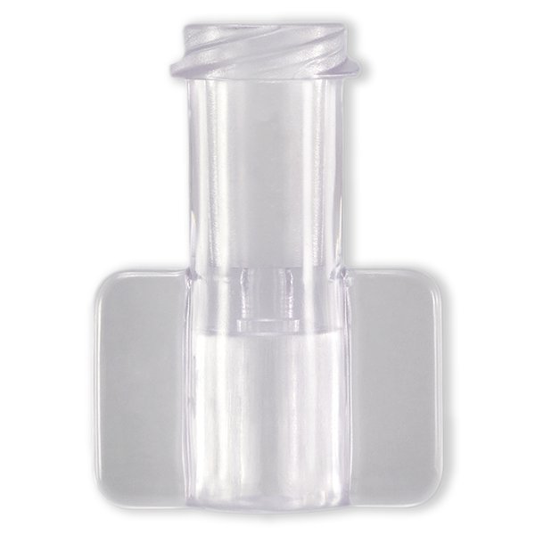 LUER LOCK FEMELLE A AILETTES POUR TUBE CH06 (2.0mm) - PVC TRANSP.