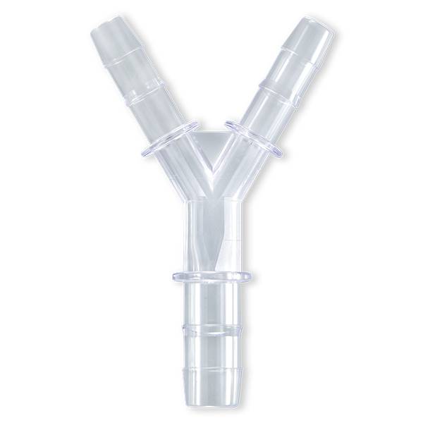 RACCORD EN Y POLYCARBONATE Ø 3/8" - Ø 1/4" - Ø 1/4"