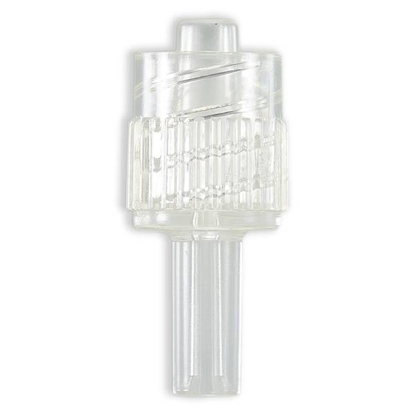 LUER LOCK MALE POUR TUBE ØE 2.2mm - ABS TRANSP.