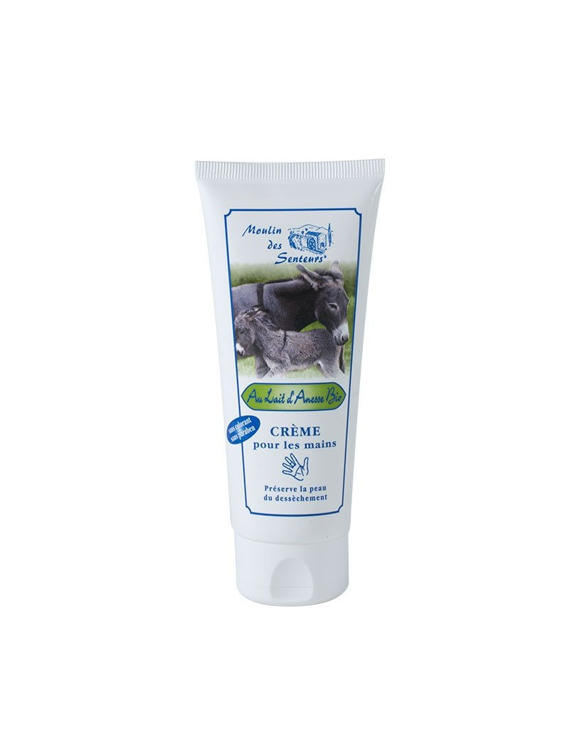Crème mains au lait d’ânesse BIO 100 ml Moulins des Senteurs