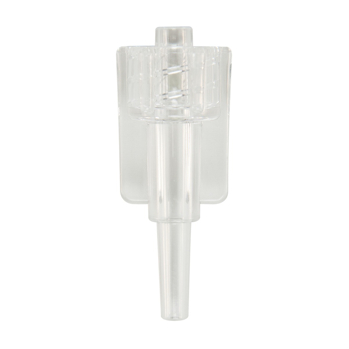 LUER LOCK MALE A AILETES POUR TUBE ØI 2.5mm - PC TRANSP.