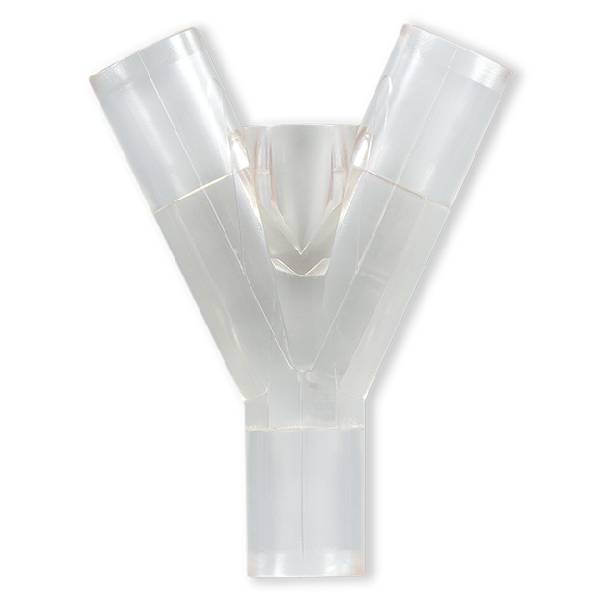 Y A 2 VOIES SYMETRIQUE 3x POUR TUBE ØE 6.8mm - PVC DEHT