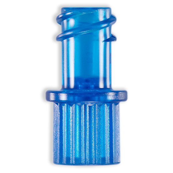 LUER LOCK FEMELLE POUR TUBE ØE 2.5mm - PVC DEHP-FREE BLEU