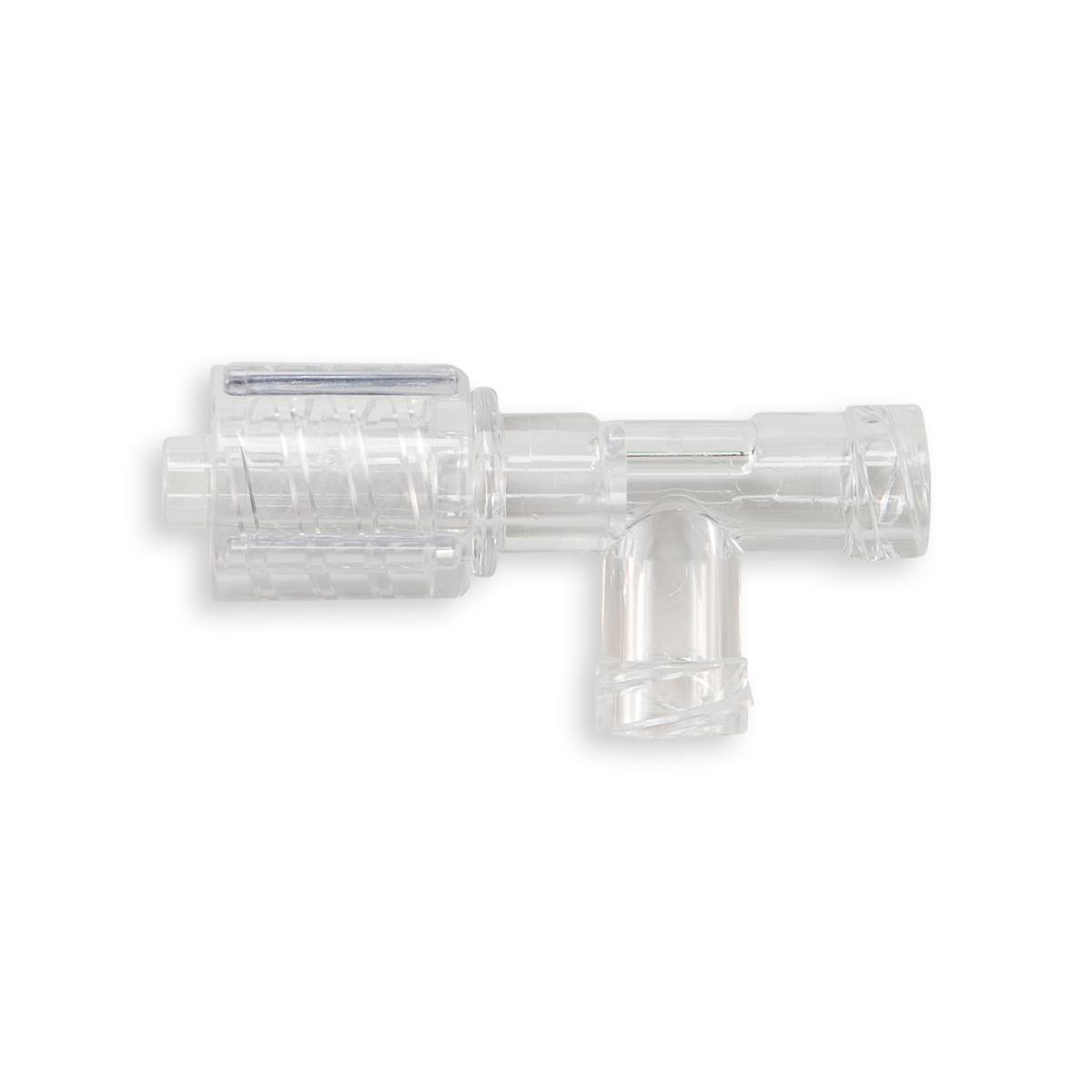 RACCORD EN T LUER LOCK MALE / 2x LUER LOCK FEMELLE - PC TRANSP.