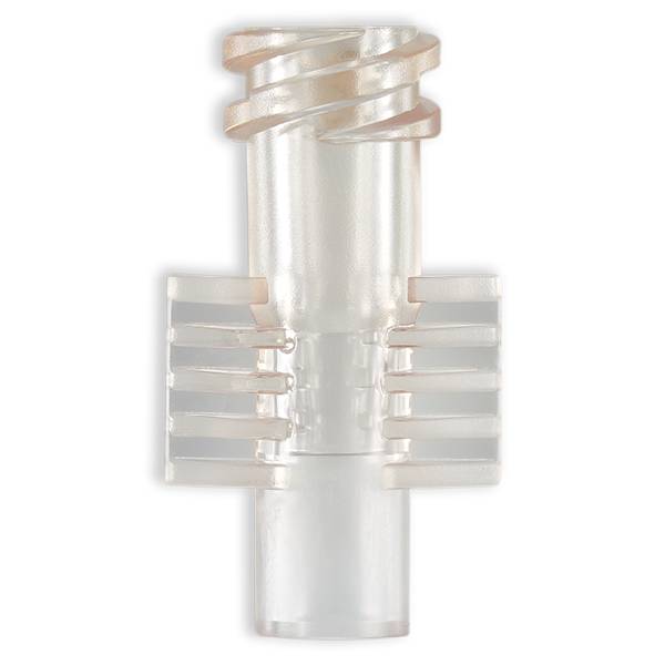 RACCORD DIALYSE FEMELLE POUR TUBE ØE 6.8mm - PVC DEHP-FREE TRANSP.