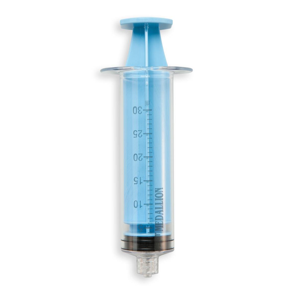 SERINGUE 30 mL TYPE MEDALLION - LLM - PC ABS SI BLEU