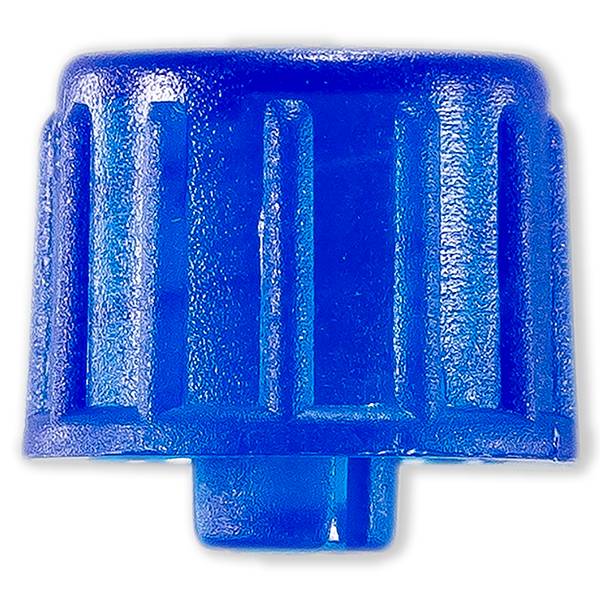 BOUCHON NON ETANCHE POUR LUER FEMELLE - PP BLEU