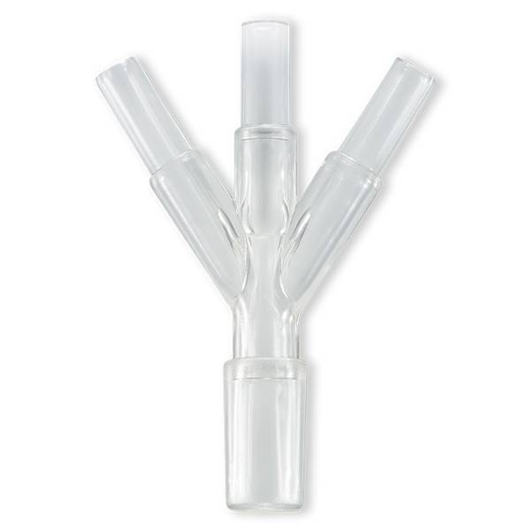 Y A 3 VOIES SYM. POUR TUBE ØE 6.8mm / 3x ØI 4.8mm - PVC DEHP-FREE