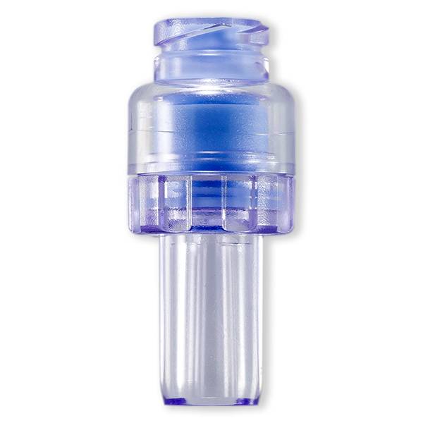 SITE CLOS A ACTIVATION LUER / POUR POCHE TUBE ØI 6.8mm - PC TRANSP.