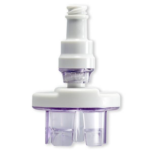 VIAL ADAPTATEUR 20mm AVEC SWABABLE et FILTRE