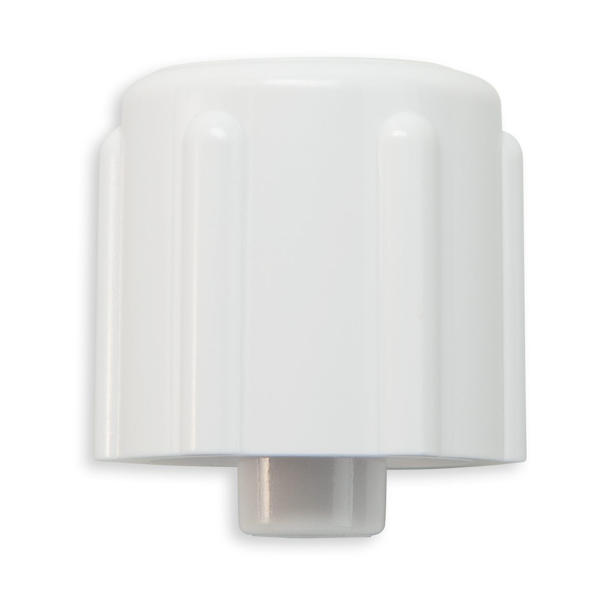 BOUCHON NON ETANCHE LUER LOCK MALE -ABS BLANC